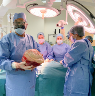 Our medical team succeeds in ending a patient's suffering